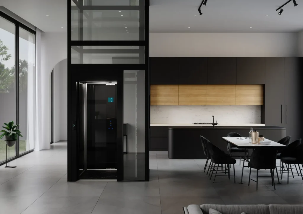 Eltec home lift installed in a modern residential property