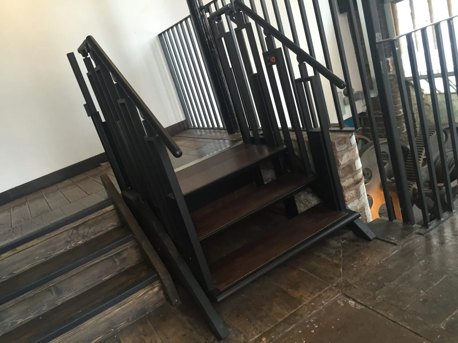 Modern FlexStep stairlift with compact design